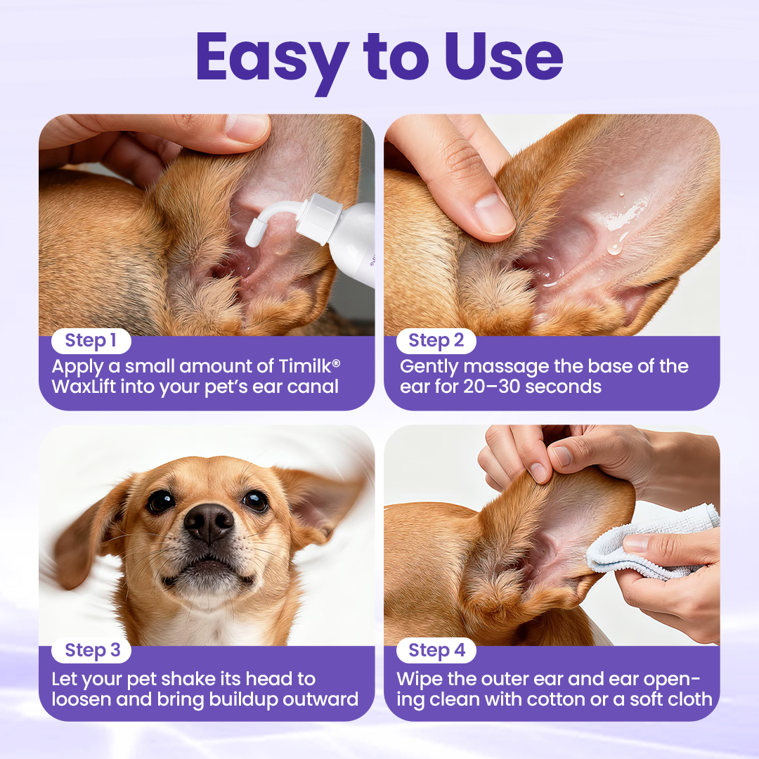 Timilk® WaxLift Pet Ear Rinse ❤️