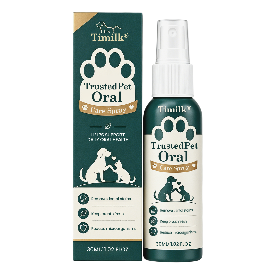 Timilk® TrustedPet Oral Care Spray - Easy Daily Dental Support ✨