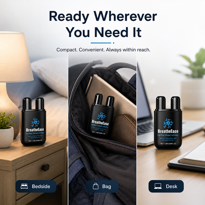 BreatheEase Herbal Nasal Inhaler