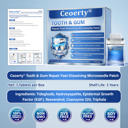 Ceoerty® Tooth & Gum Repair Fast-Dissolving Microneedle Patch❤️