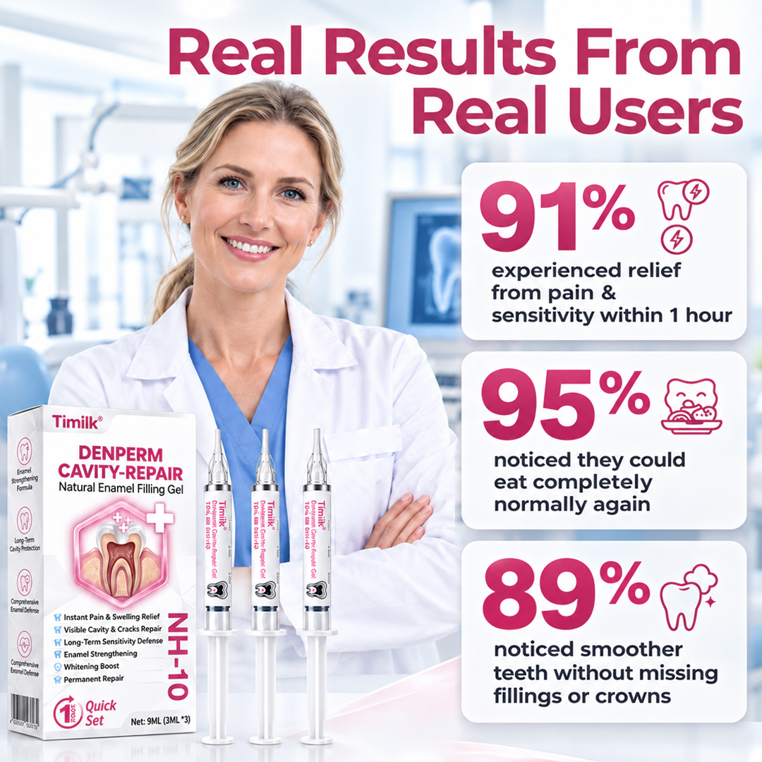 Timilk® DenPerm Cavity-Repair Natural Enamel Filling Gel ❤️