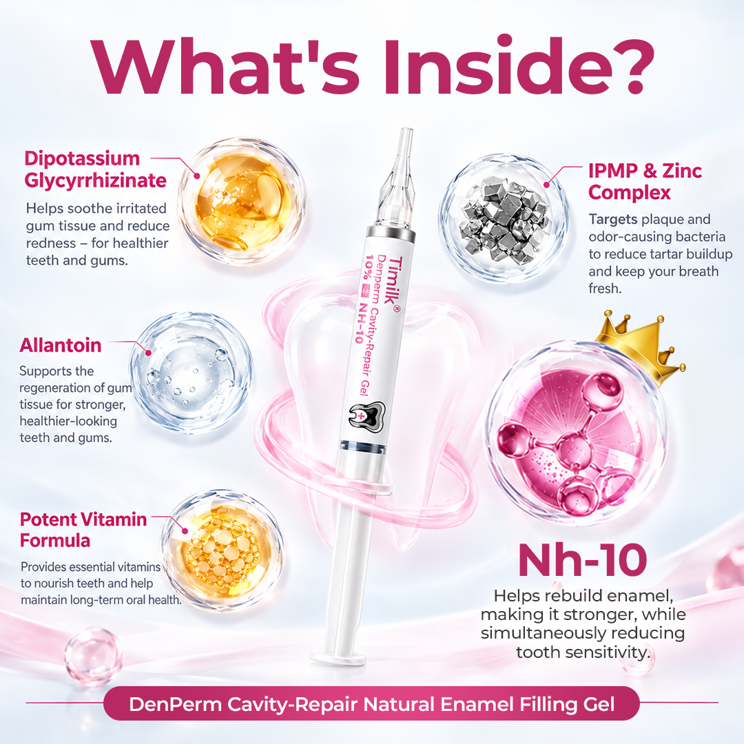 Timilk® DenPerm Cavity-Repair Natural Enamel Filling Gel ❤️