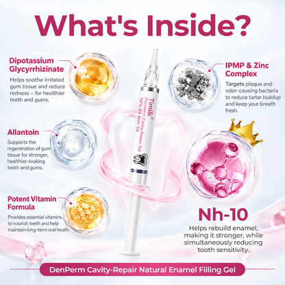 Timilk® DenPerm Cavity-Repair Natural Enamel Filling Gel ❤️