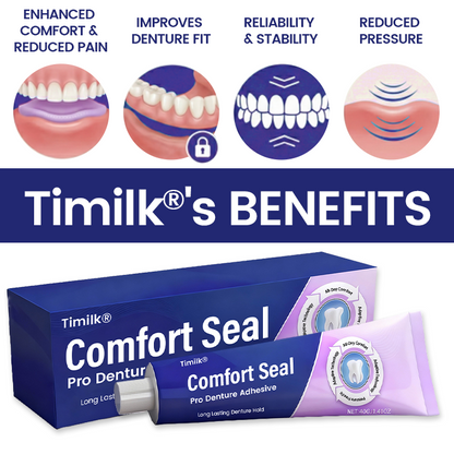 Timilk® Comfort Seal Pro Denture Adhesive❤️