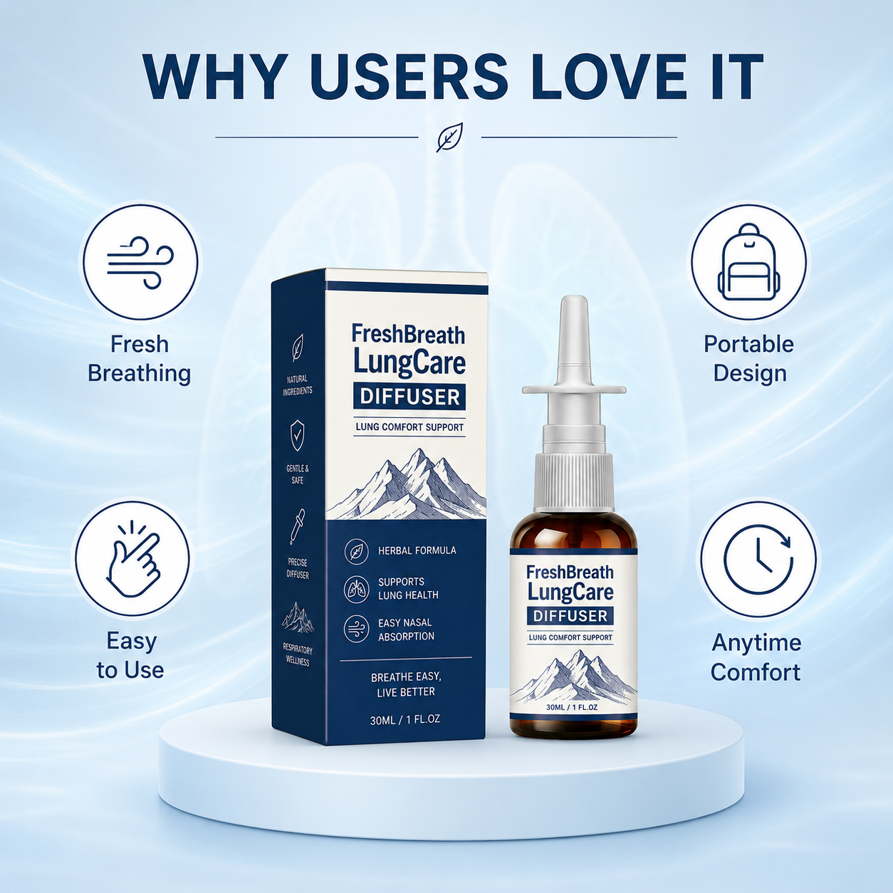 FreshBreath LungCare Diffuser