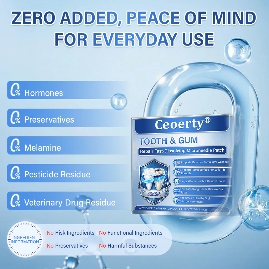 Ceoerty® Tooth & Gum Repair Fast-Dissolving Microneedle Patch❤️