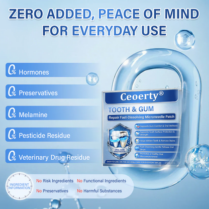 Ceoerty® Tooth & Gum Repair Fast-Dissolving Microneedle Patch❤️