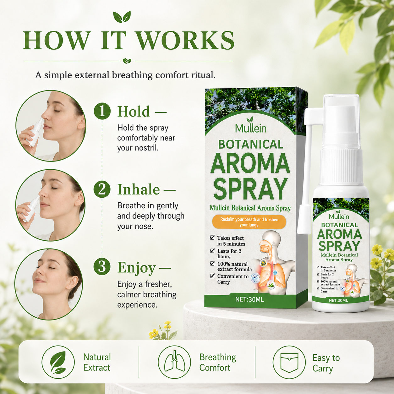 Mullein Botanical Aroma Spray