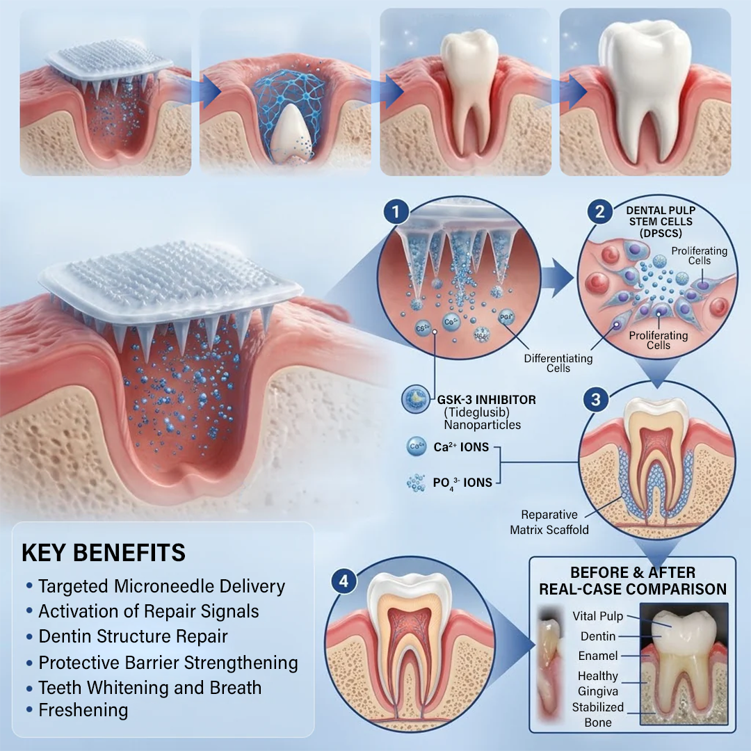 Ceoerty® Tooth & Gum Repair Fast-Dissolving Microneedle Patch❤️