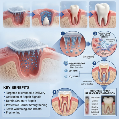 Ceoerty® Tooth & Gum Repair Fast-Dissolving Microneedle Patch❤️