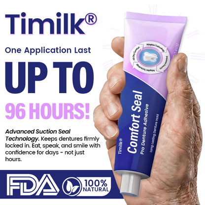 Timilk® Comfort Seal Pro Denture Adhesive❤️