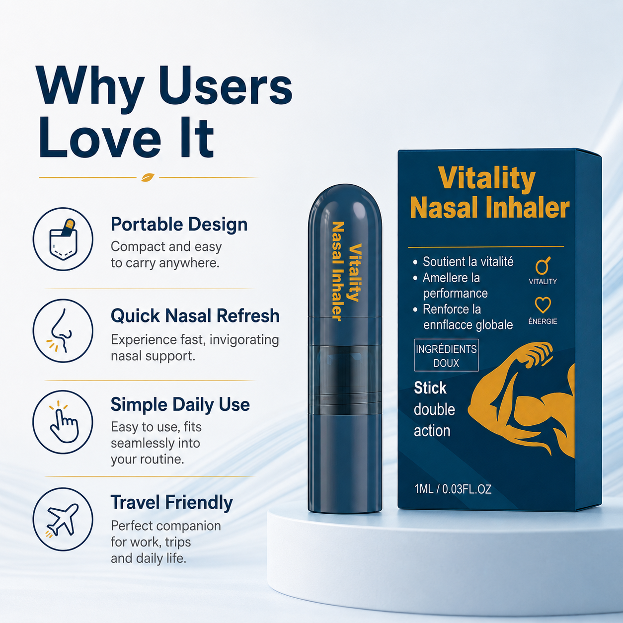 Vitality Nasal Inhaler