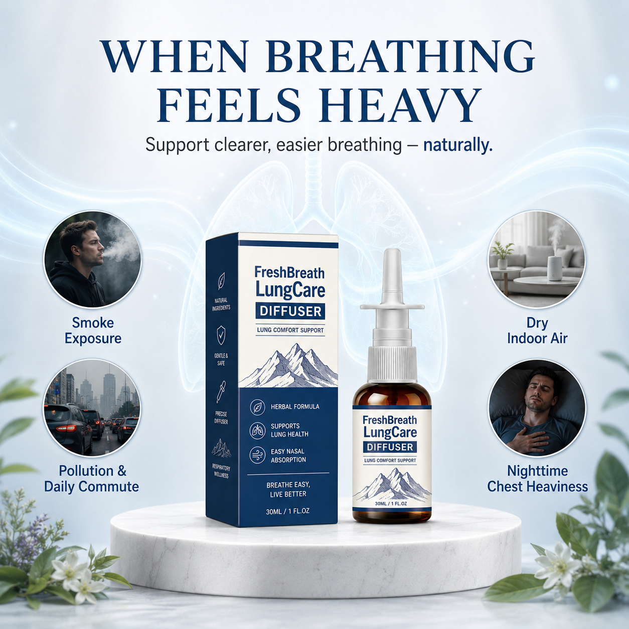 FreshBreath LungCare Diffuser