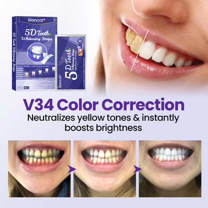 Biancat® 5D Teeth Whitening Strips ❤️