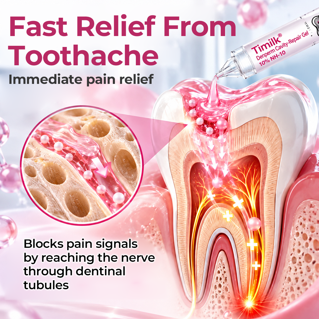 Timilk® DenPerm Cavity-Repair Natural Enamel Filling Gel ❤️