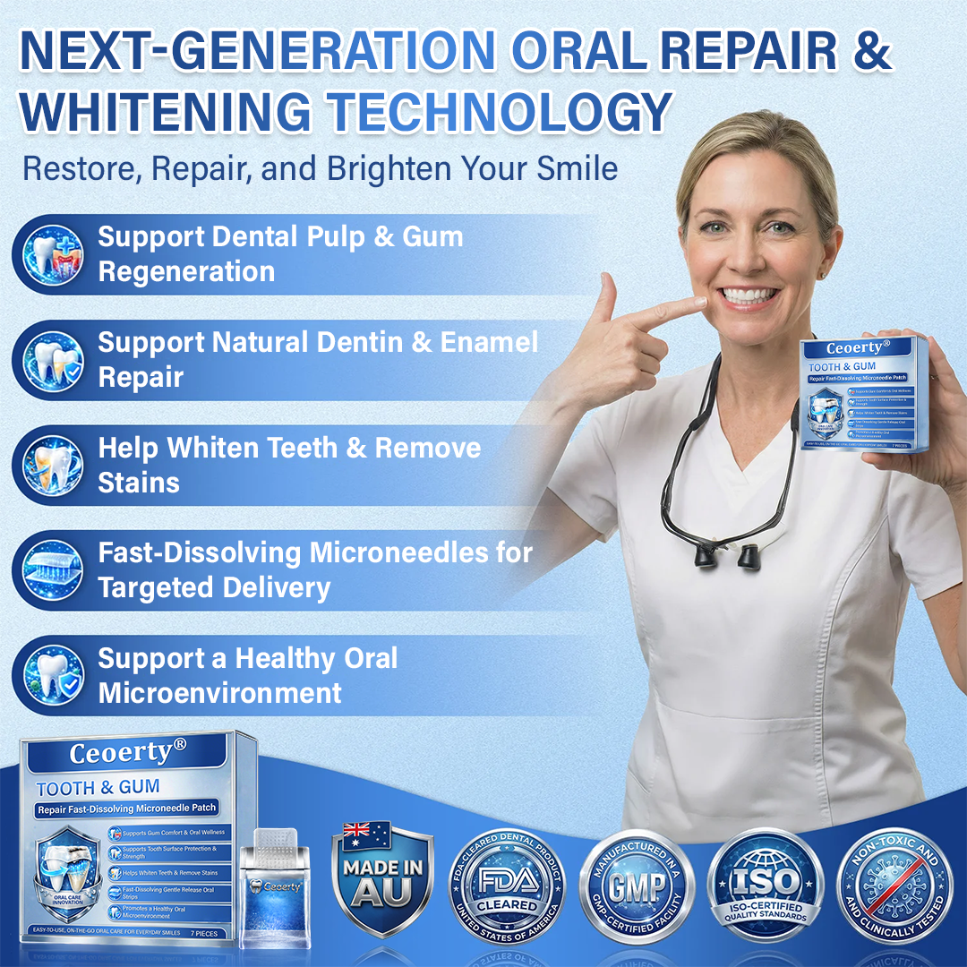 Ceoerty® Tooth & Gum Repair Fast-Dissolving Microneedle Patch❤️