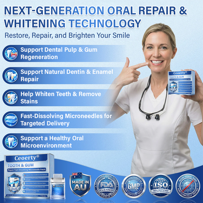 Ceoerty® Tooth & Gum Repair Fast-Dissolving Microneedle Patch❤️