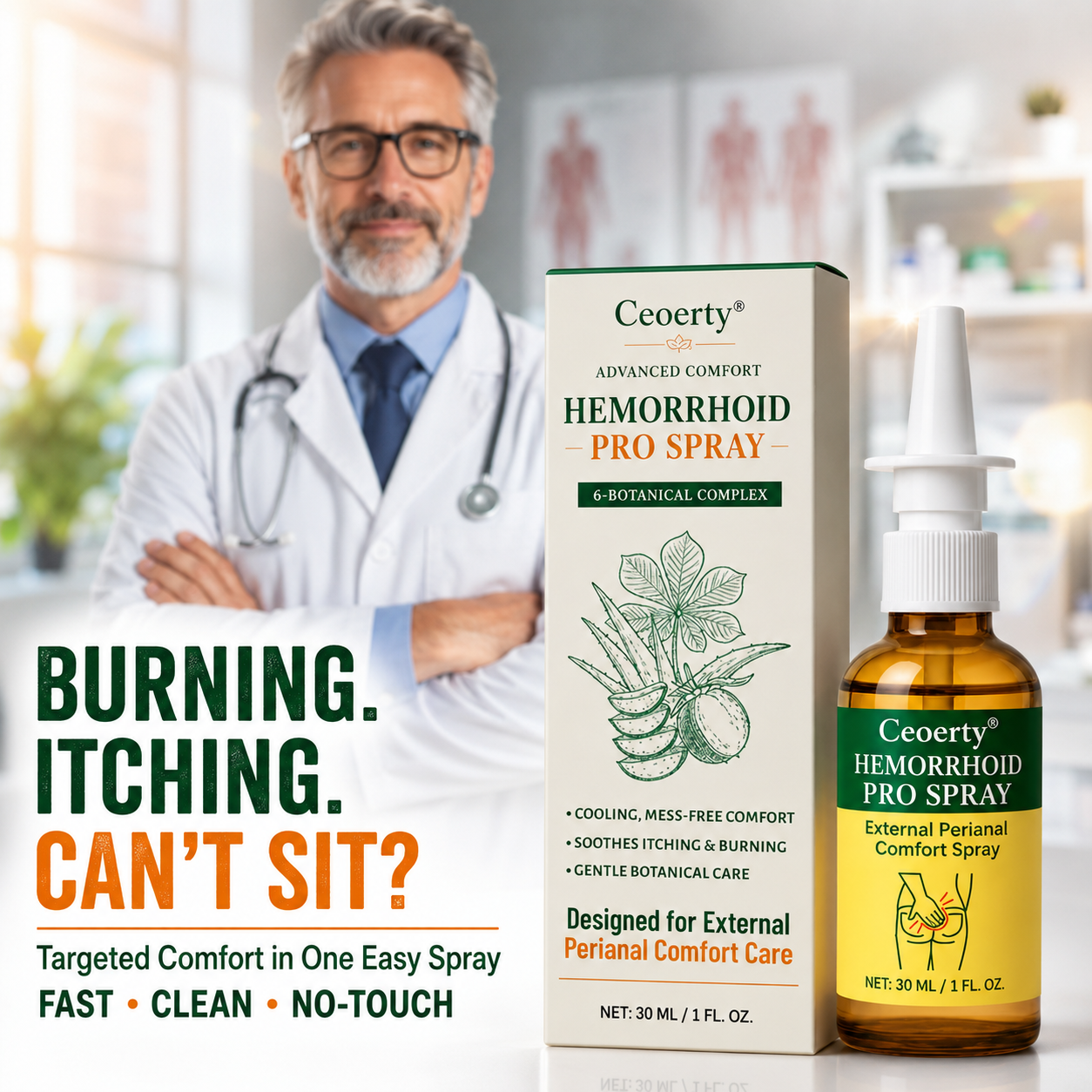 Ceoerty® Advanced Comfort Hemorrhoid PRO Spray