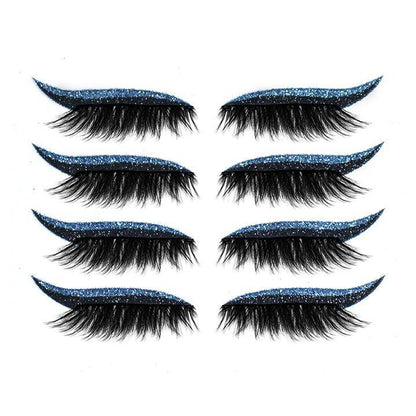 Stick-on Lash and Liner (4 pairs)